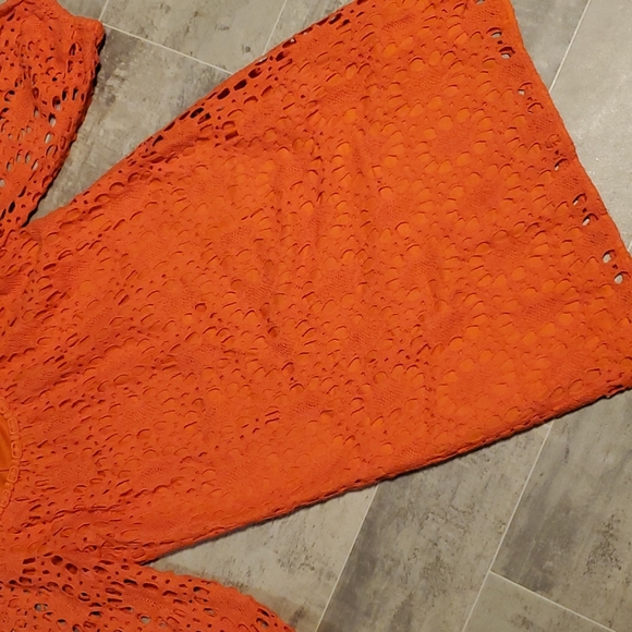 EUC Trina Turk Orange Crotched Mallory Dress - Picture 5 of 8